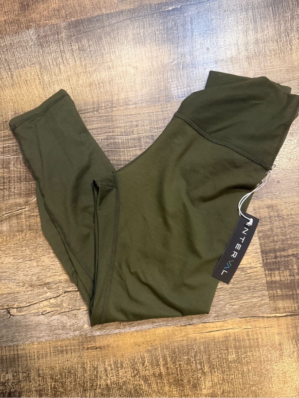 Sold -  Green High-Waist Leggings